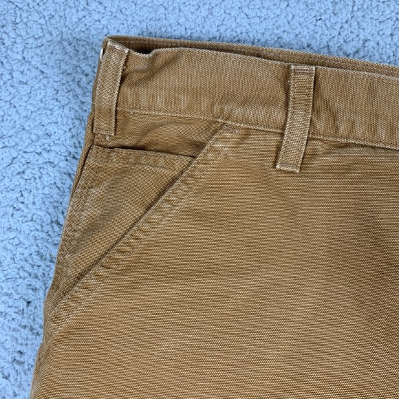 Carhartt Pants Men 40x30 (Fits 36x29) Brown B11 Duck Work Carpenter Canvas - Picture 10 of 16
